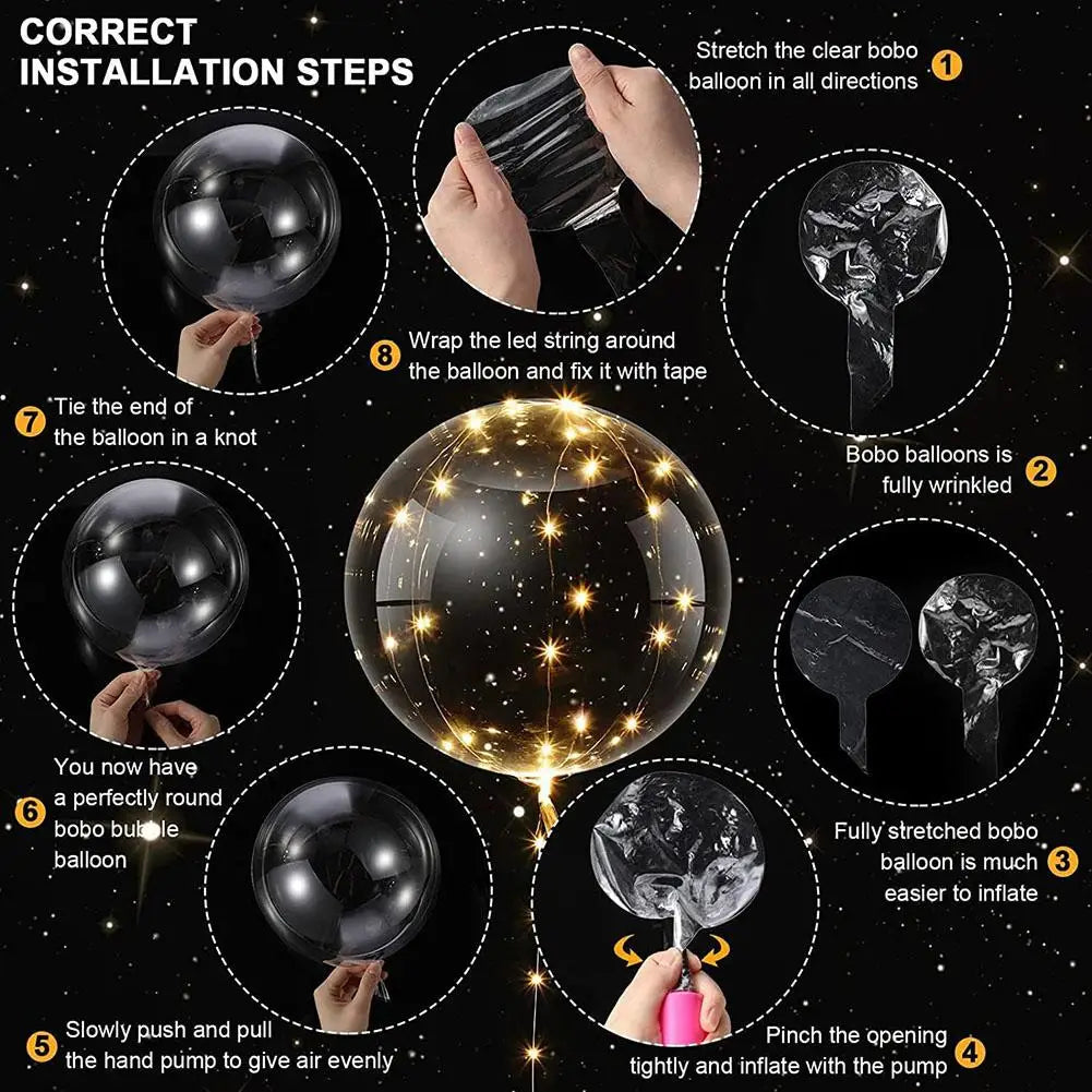 Luminora™ - Verzaubernde LED-Bobo-Ballons