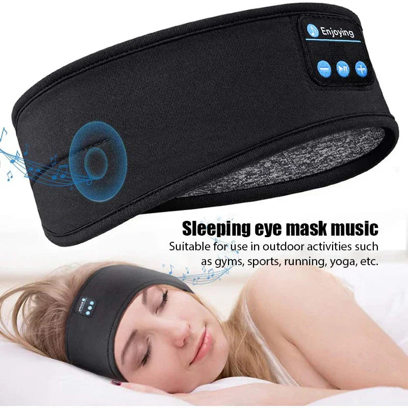 Sonova™ – Kabellose Stirnband-Kopfhörer mit Augenmaske