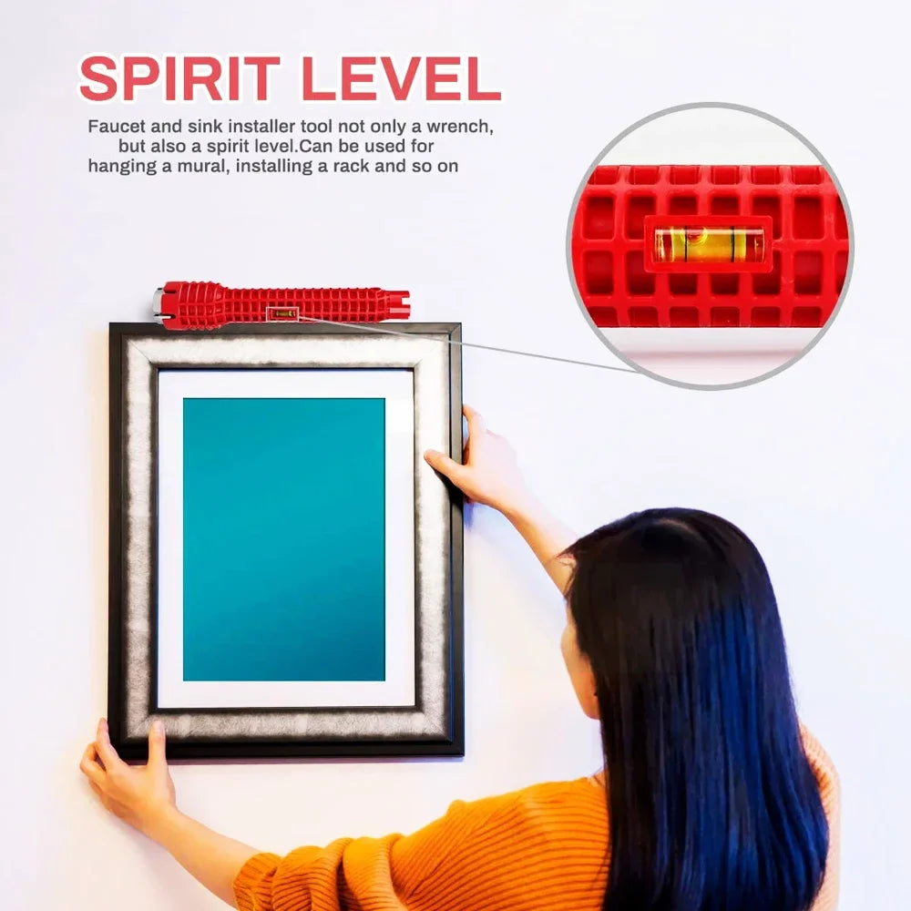 WrenchMax™ | Anti-Rutsch-Griff für die einfache Installation von Wasserhähnen und Schmutzfängern