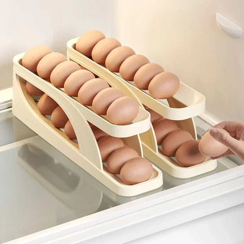 EggFlow™ - Rollbarer Eierhalter für die Küche