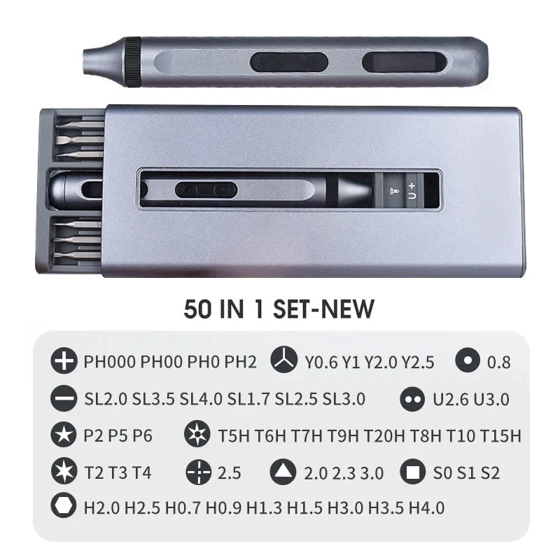 BitForge™ | 48 magnetische Bits und LED-Licht für nahtlose Reparaturen zu jeder Zeit