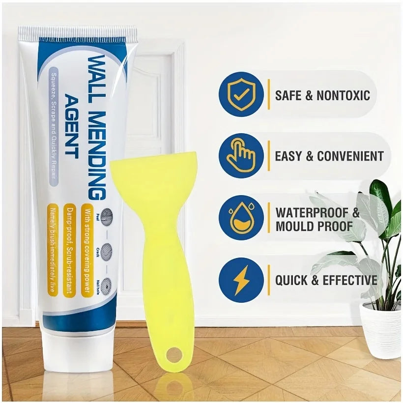 PatchPerfect™ | Schnelltrocknende Wandreparaturcreme für makellose Wiederherstellung (1+1 GRATIS)