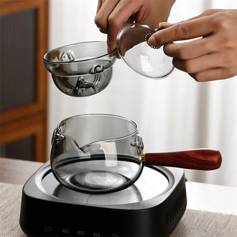 BrewVibe™ | Erleben Sie perfekten Tee mit 360° Rotation und hitzebeständigem Glas
