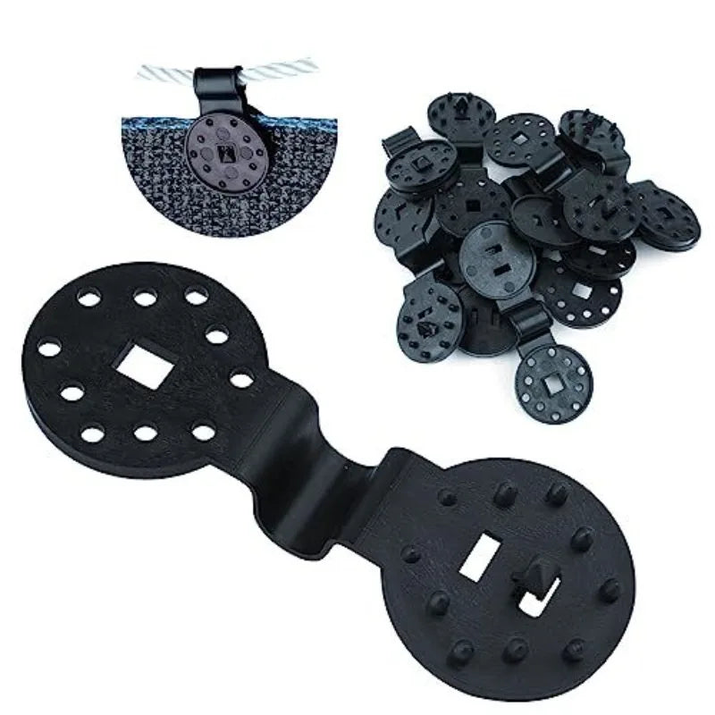 GripSecure™ | Heavy-Duty-Klammern für Gewächshaus- und Gartengewebe (100 Stück)