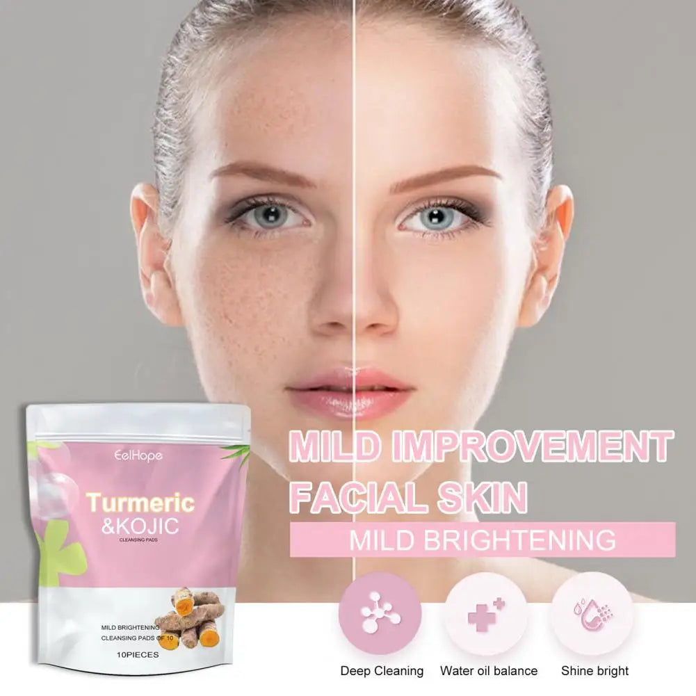 GlowTurm Pads™ – Kurkuma-angereicherte Peeling-Gesichtsschwämme