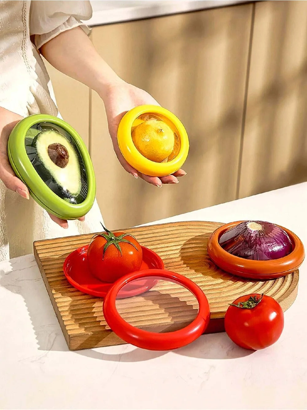 Freshura™ – Wiederverwendbare Stretch-Aufbewahrungsbox für Lebensmittel (1+1 GRATIS)