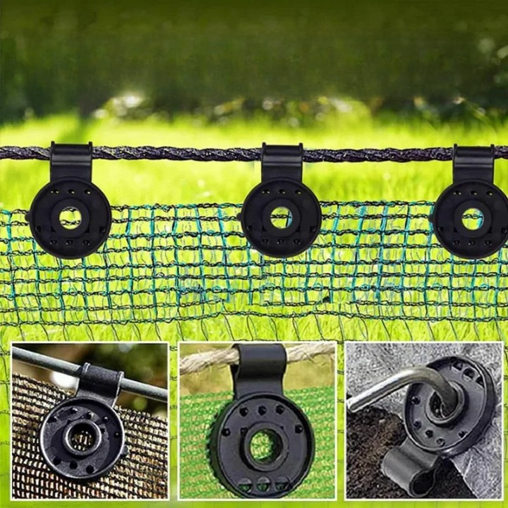 GripSecure™ | Heavy-Duty-Klammern für Gewächshaus- und Gartengewebe (100 Stück)