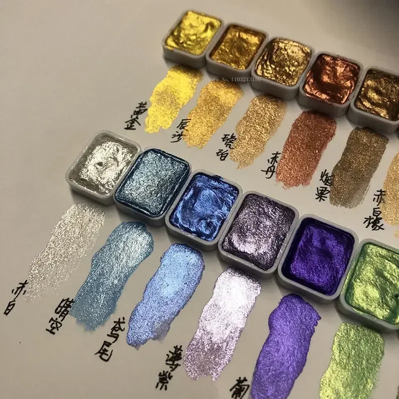 Lustrelle™ – Festes Aquarell-Set für Nägel & Kunst