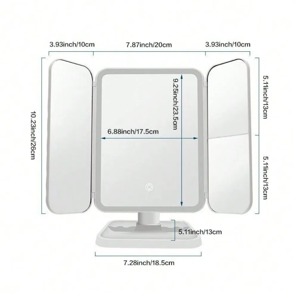 GlowMirror™ - LED-Makeup-Spiegel (50% Rabatt)