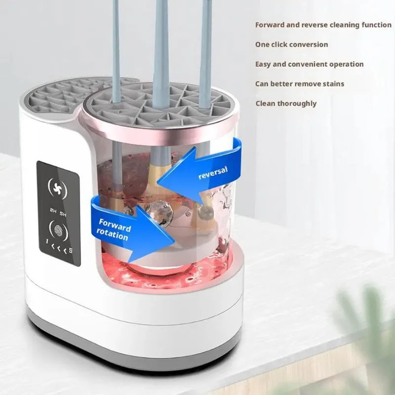 GlamCleanse™ | Vereinfachen Sie die Pflege von Makeup-Pinseln mit der 3-in-1-Reinigung