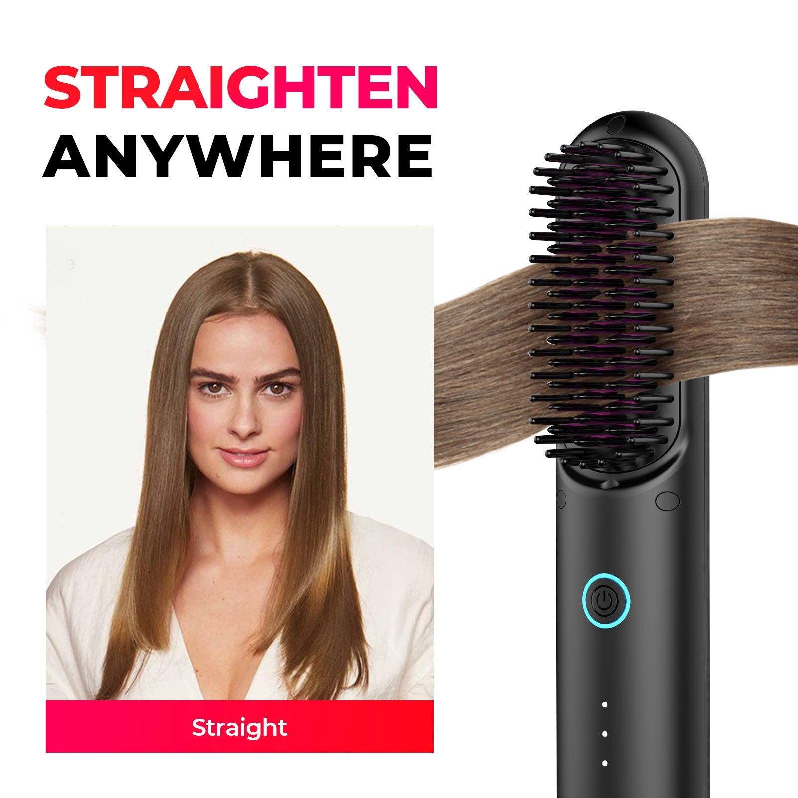 HairGlide™ - Kompakter Heißkamm für schnelles Nachbessern (50% Rabatt)
