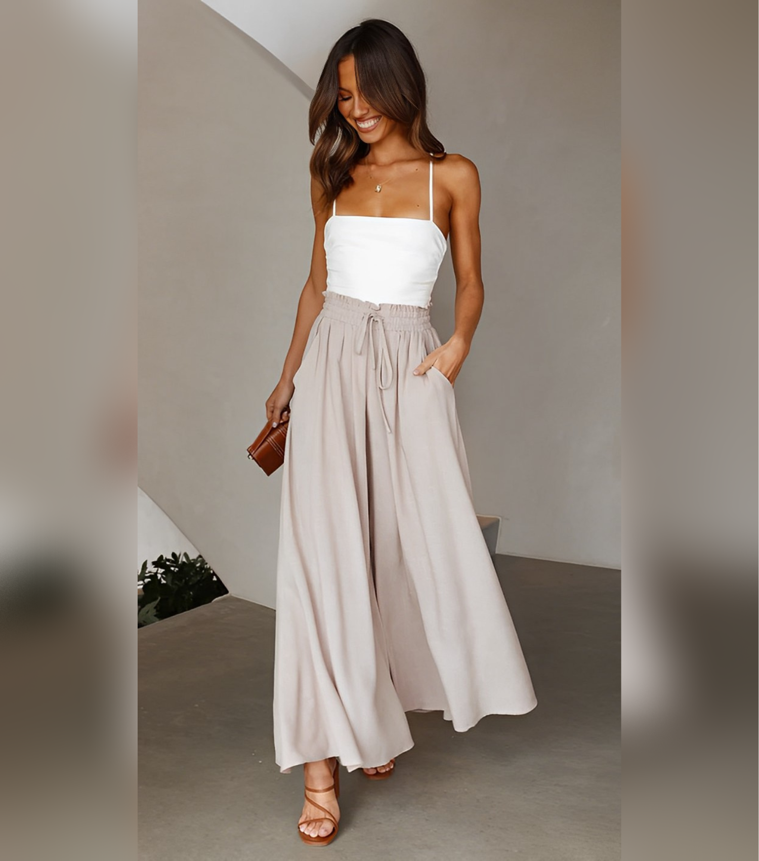 Sara™ Weites Bein Lose Hohe Taille Hosen (50% RABATT)