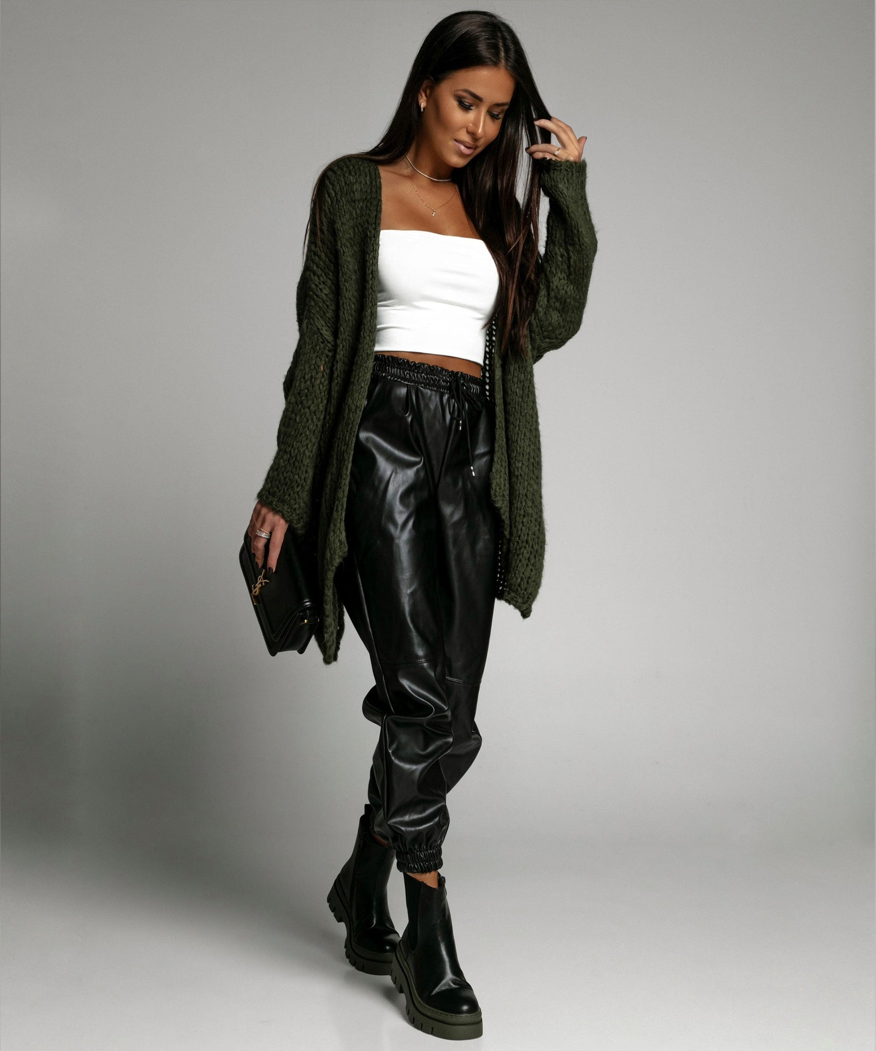 Cardigan Aina Khaki