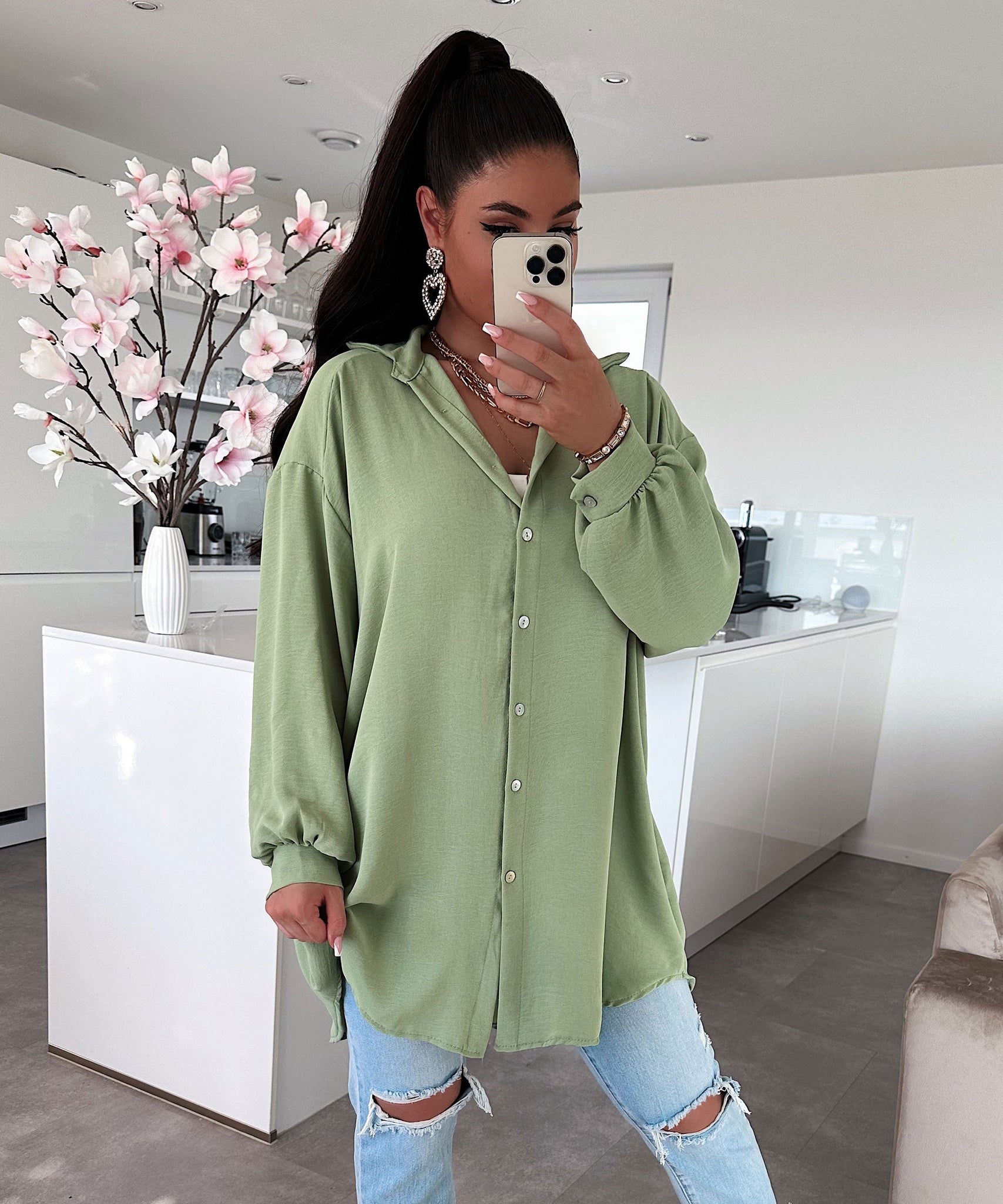 Bluse Luciana Grün