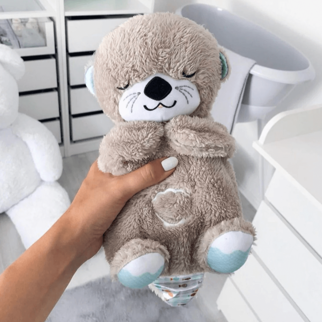 Hugsy™ – Beruhigendes Musik- & Licht-Plüschtier