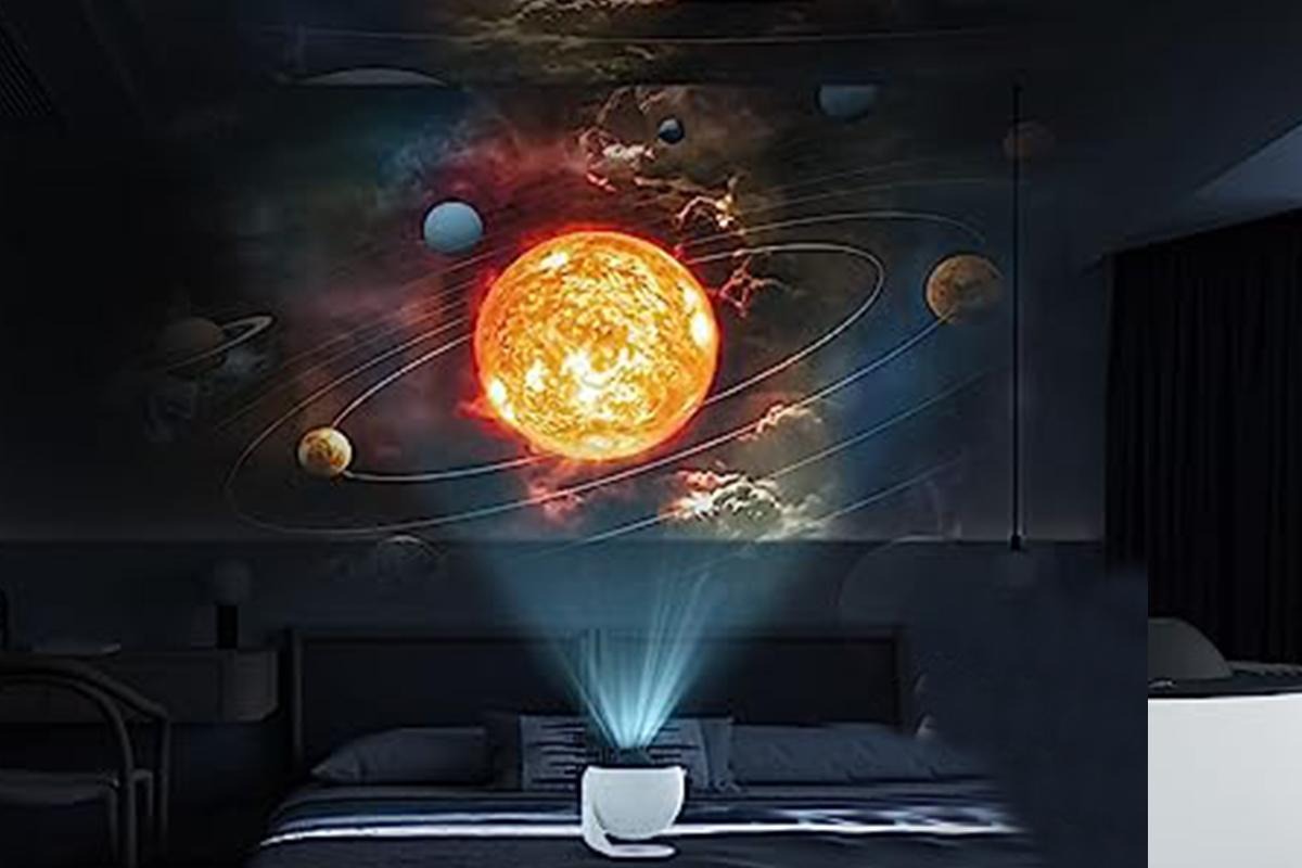 GalaxyTwirl™ | Tauchen Sie Ihren Raum in rotierende stellare Schönheit