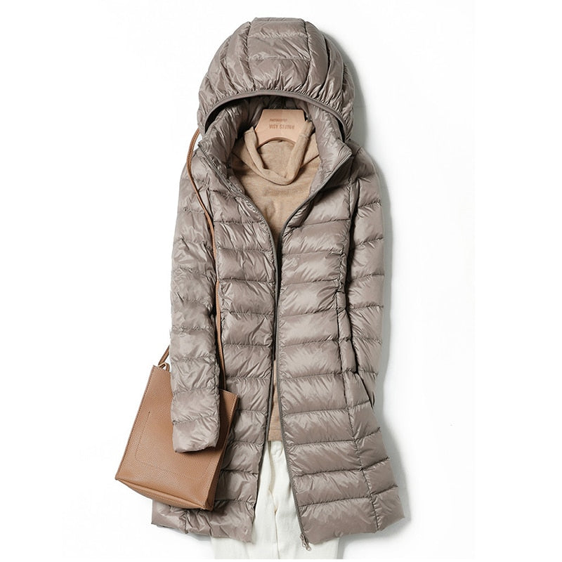 Vasilisa™ - Warme & wasserdichte Daunenjacke mit Kapuze (50% RABATT)
