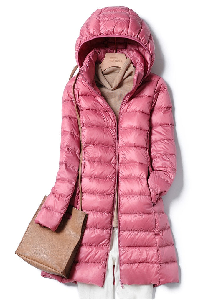 Vasilisa™ - Warme & wasserdichte Daunenjacke mit Kapuze (50% RABATT)