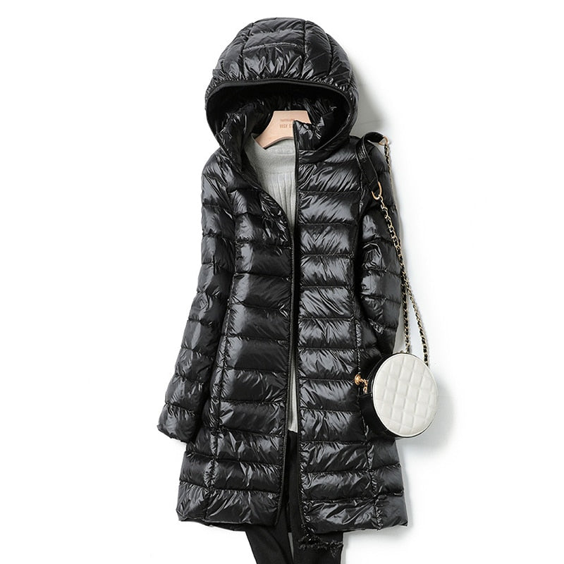 Vasilisa™ - Warme & wasserdichte Daunenjacke mit Kapuze (50% RABATT)