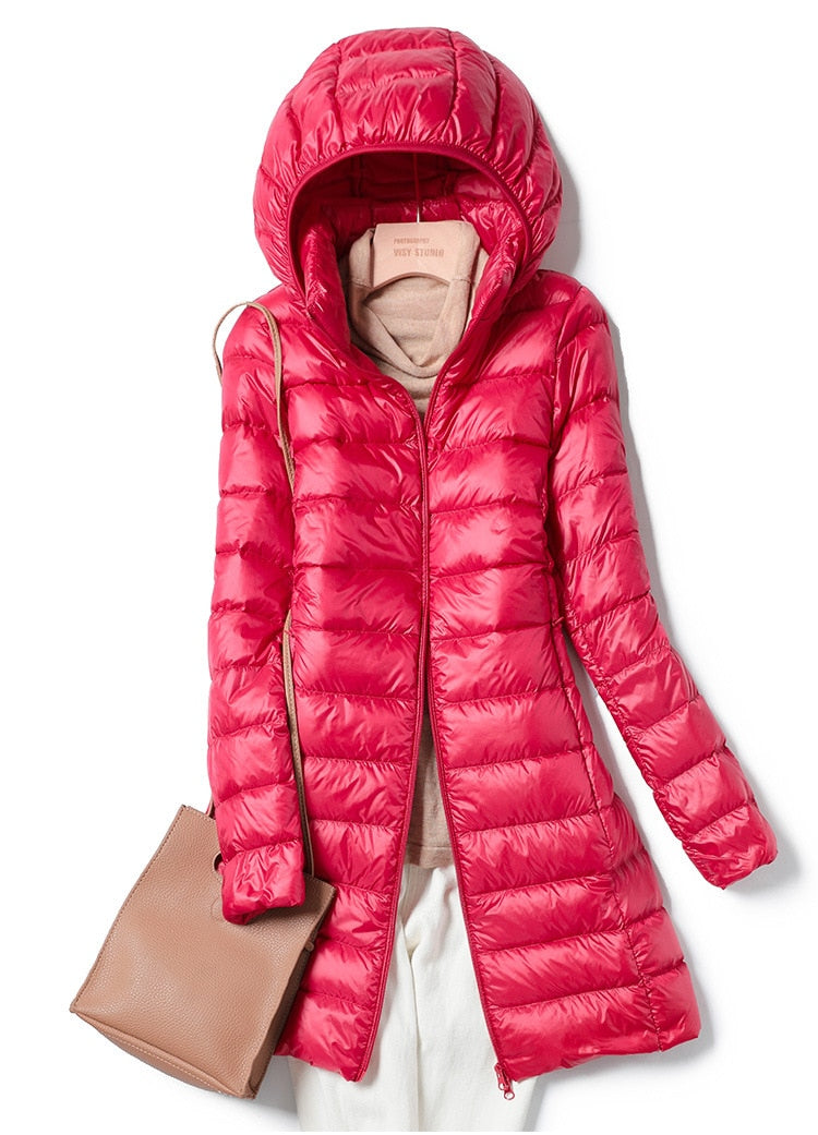 Vasilisa™ - Warme & wasserdichte Daunenjacke mit Kapuze (50% RABATT)