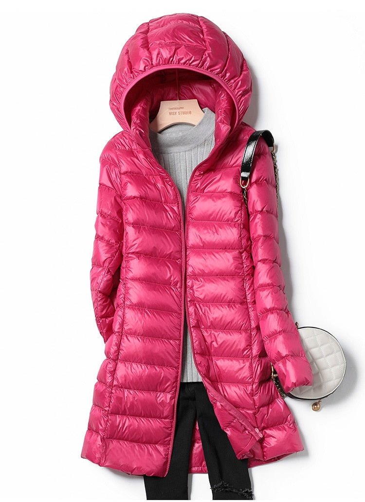 Vasilisa™ - Warme & wasserdichte Daunenjacke mit Kapuze (50% RABATT)