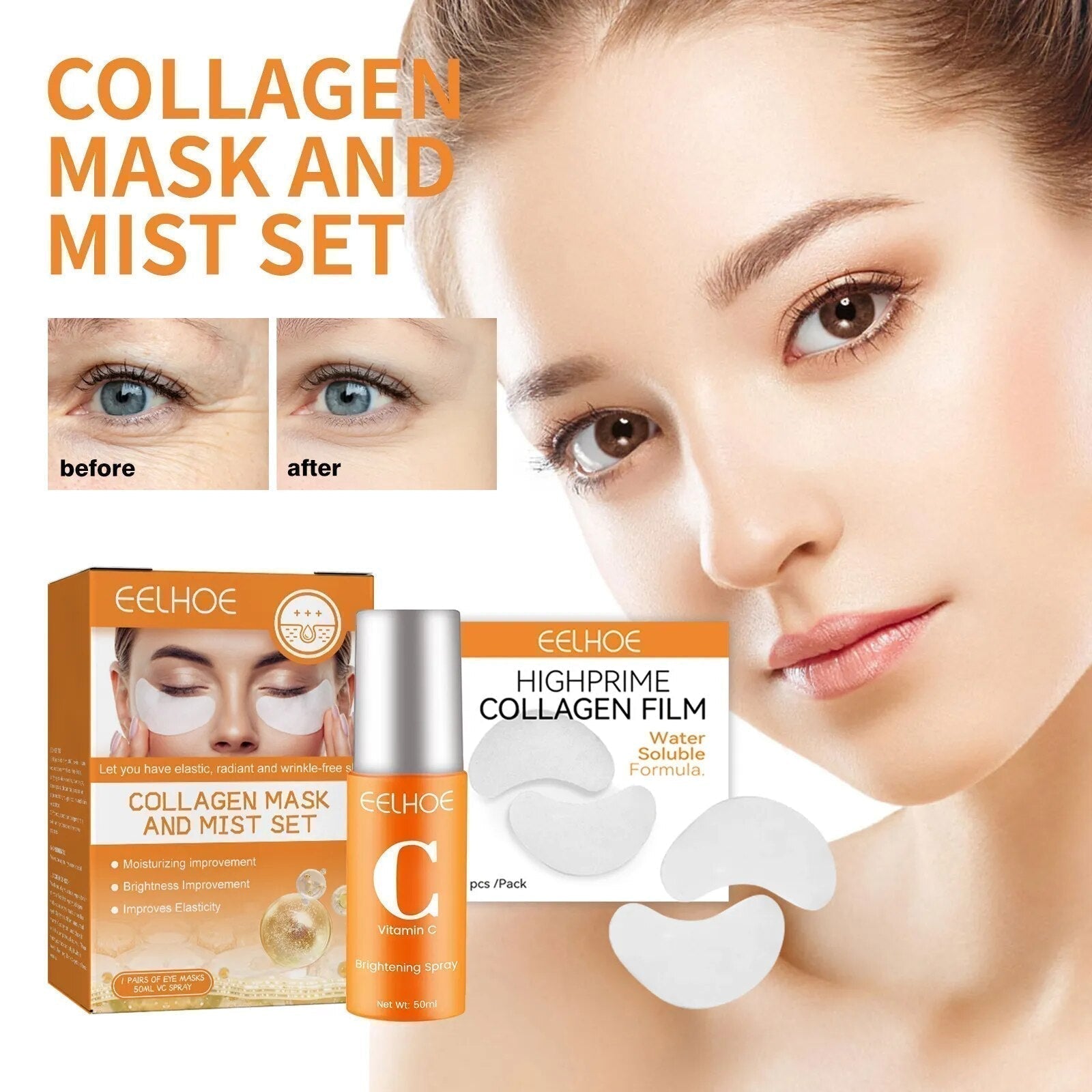 SkinRevive™ - Kollagen-Film-Maske (1+1 GRATIS)