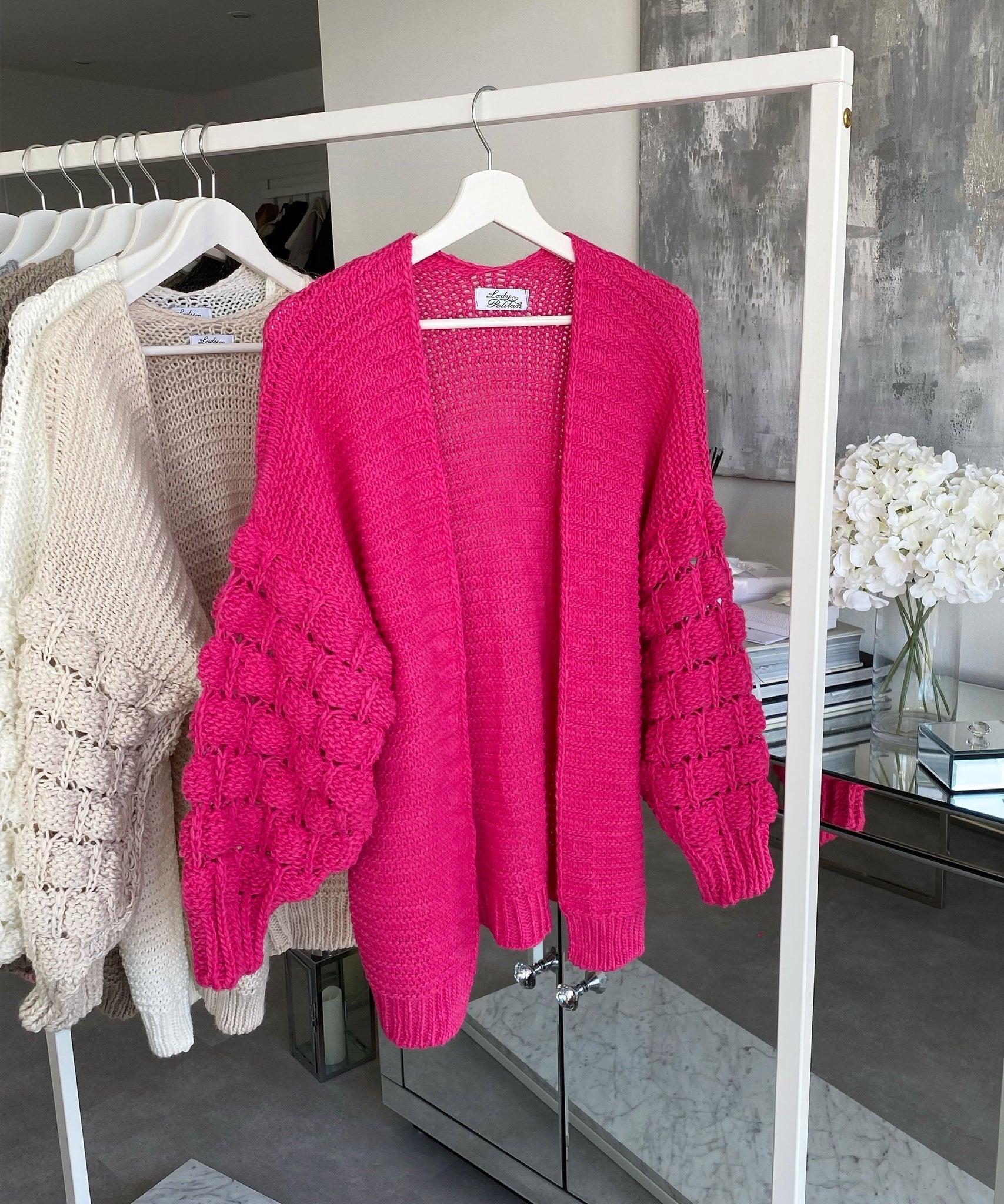 Strickjacke Cloudy Pink