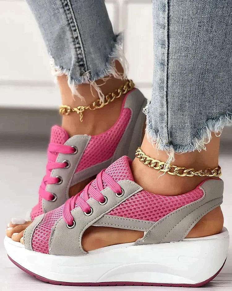 Mila™ Schnür-Muffin-Sandalen (50% RABATT)
