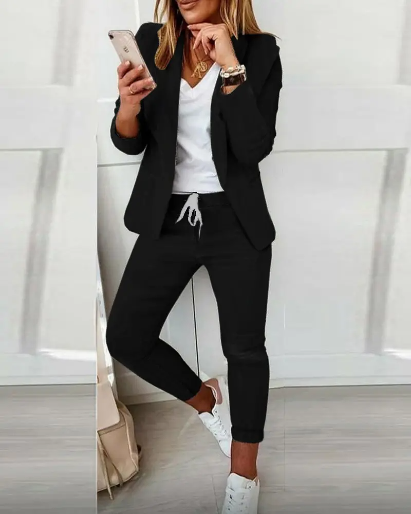 Anna™ -  Kordelzughose und Blazer-Mantel-Set (50% RABATT)