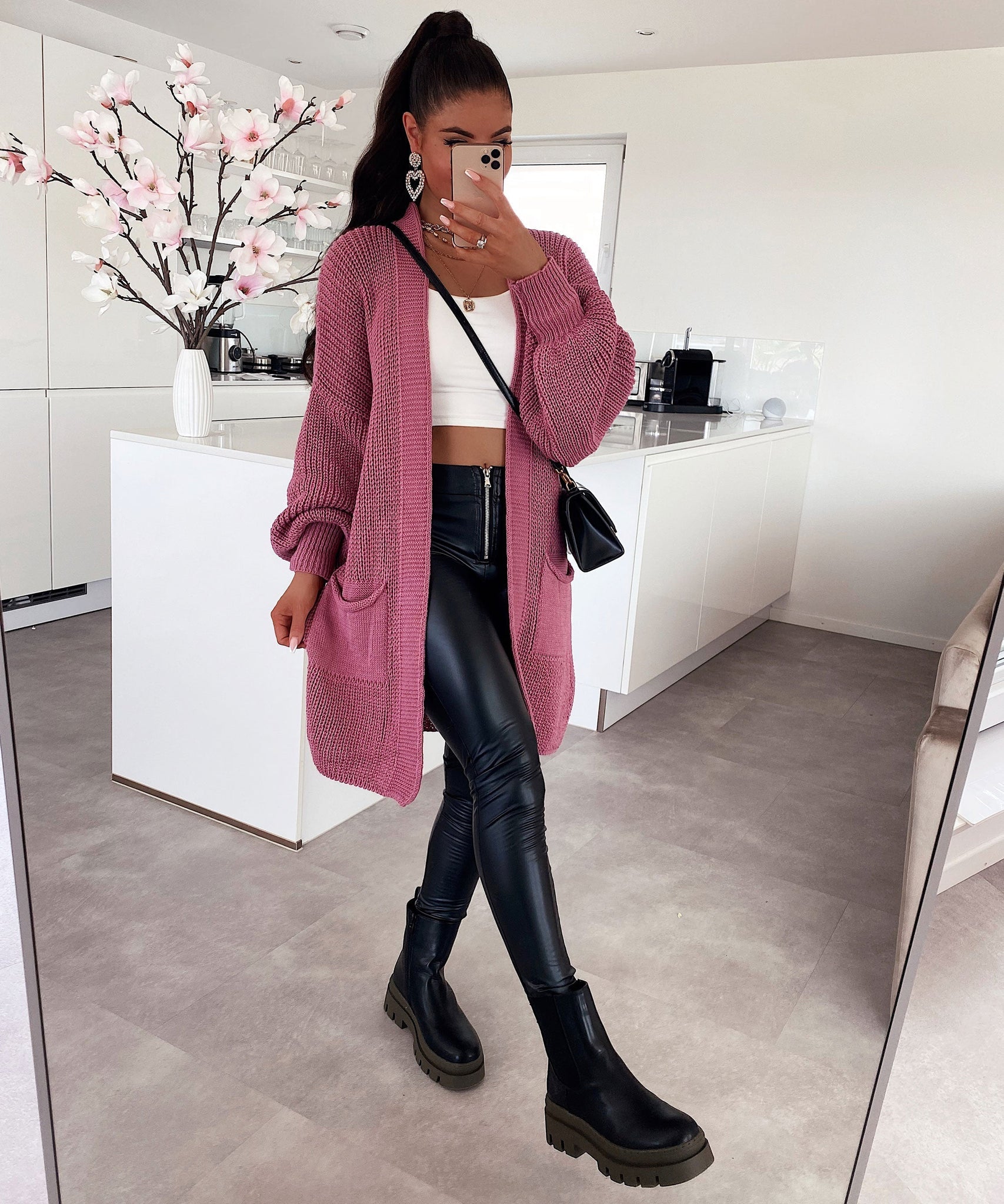 Cardigan Leilani Kurz Rosenholz