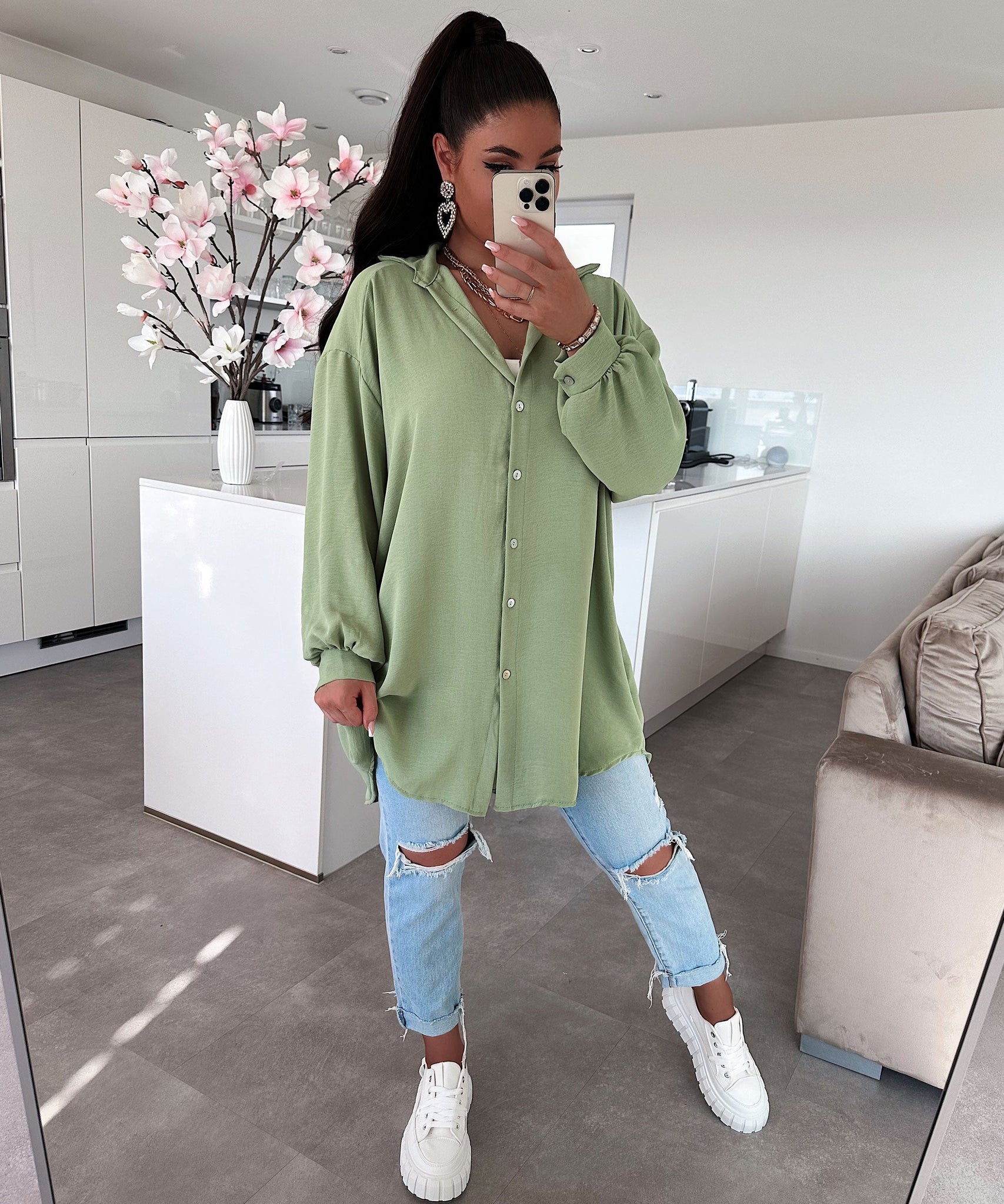 Bluse Luciana Grün