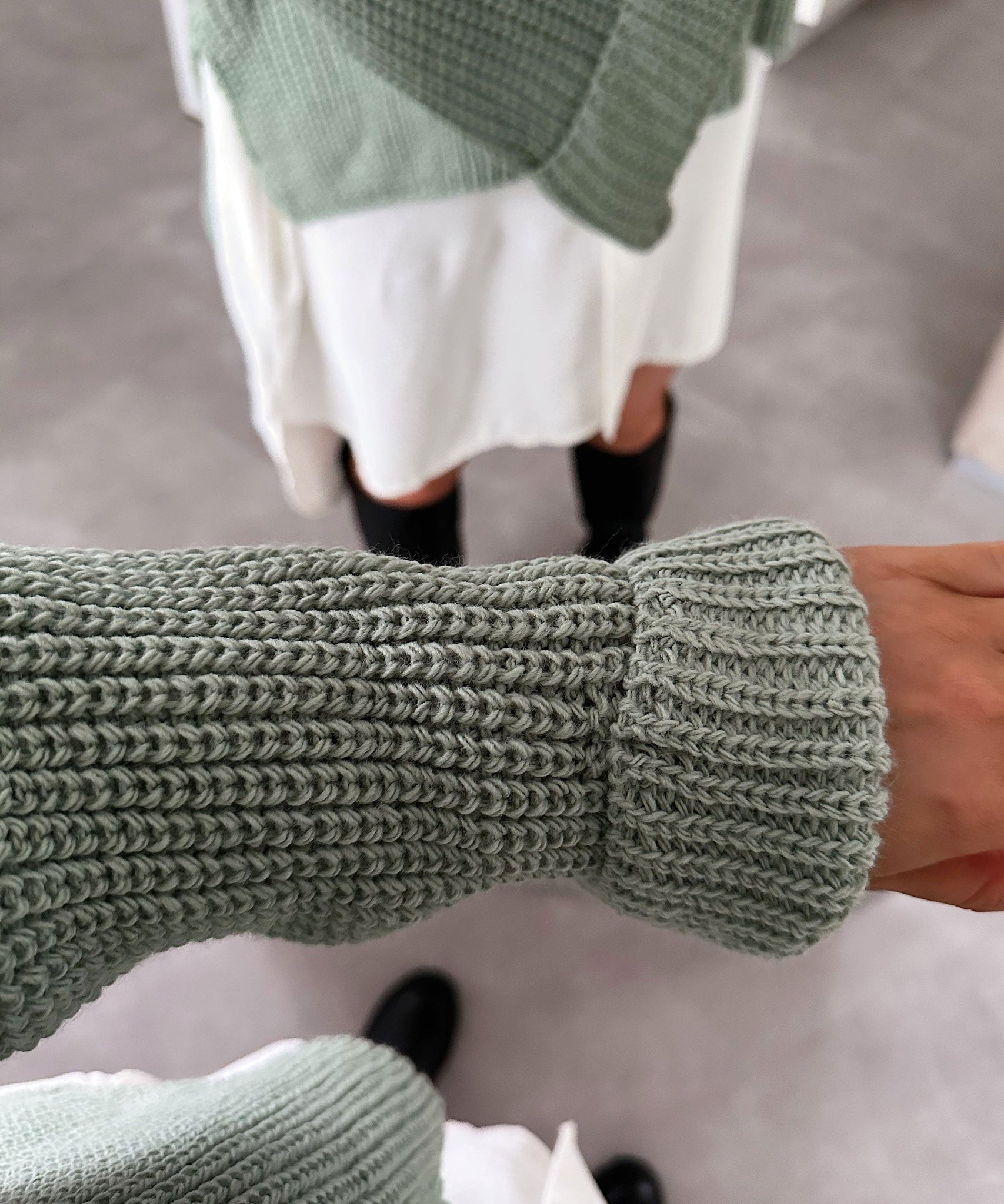Pullover Elsa Kurz Pistazie