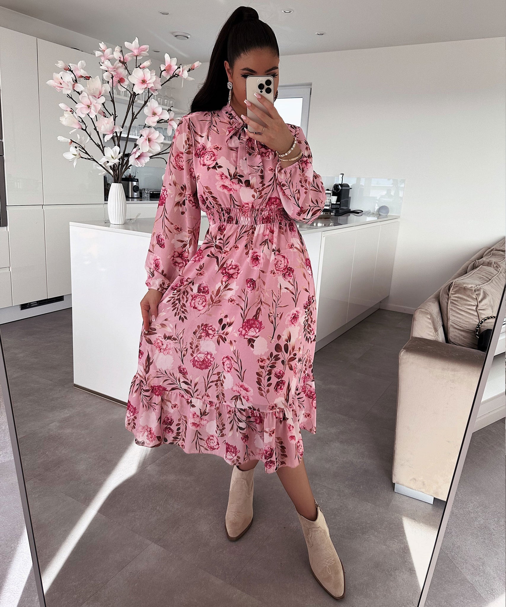 Maxi Kleid Bonita Rosa