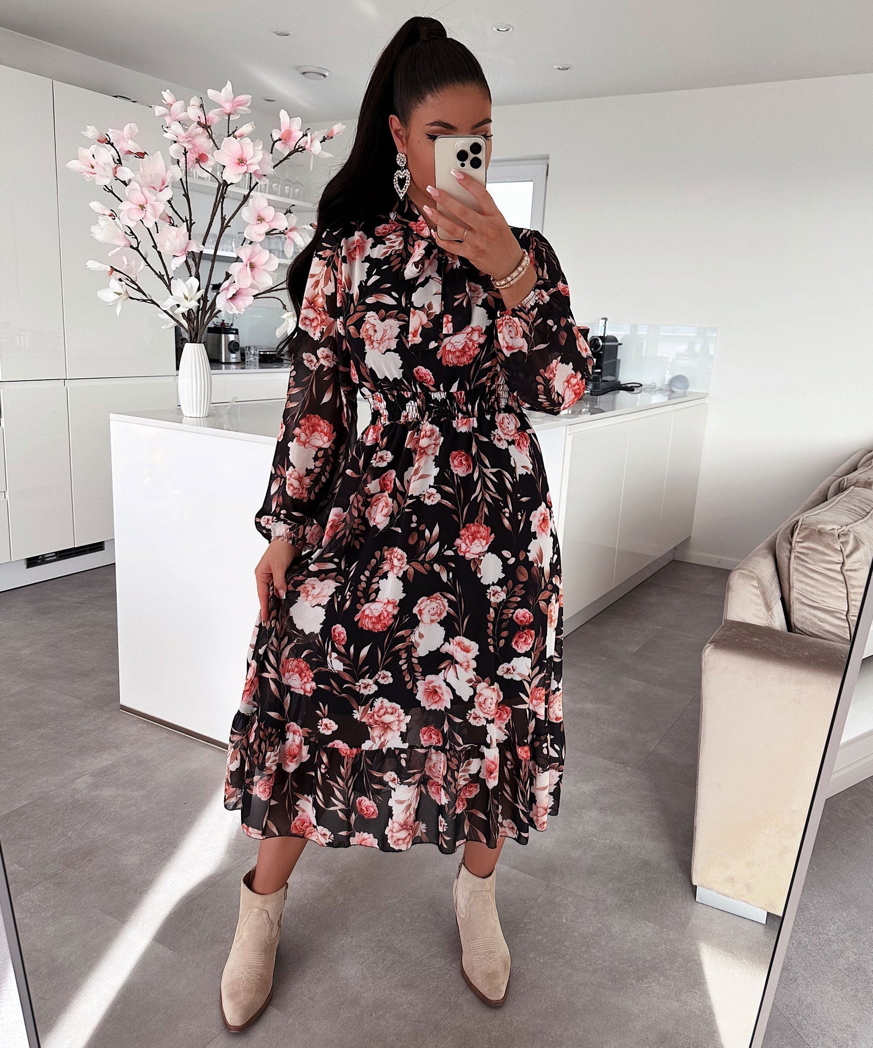 Maxi Kleid Bonita Schwarz