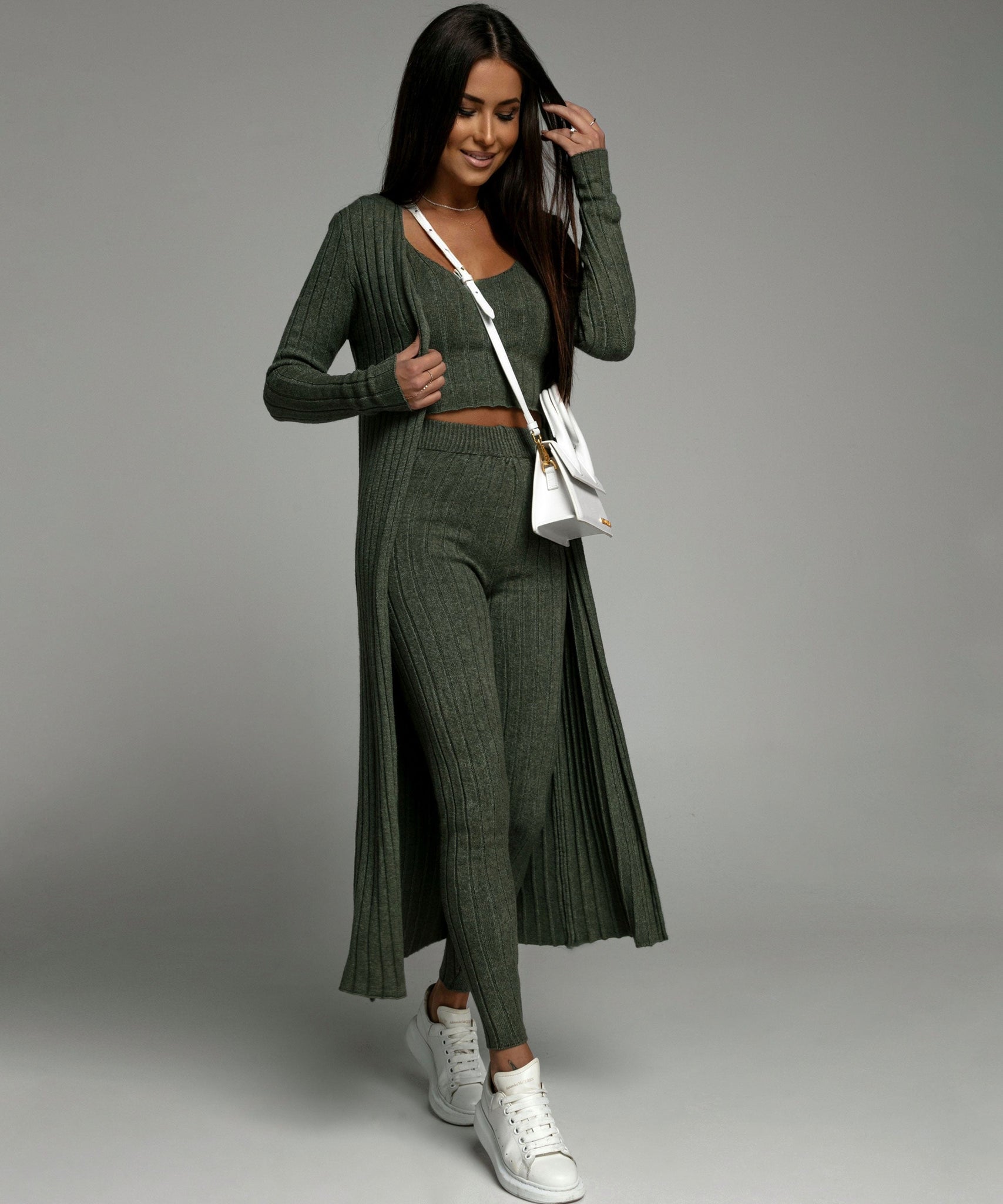 Dreiteiler Macie Khaki
