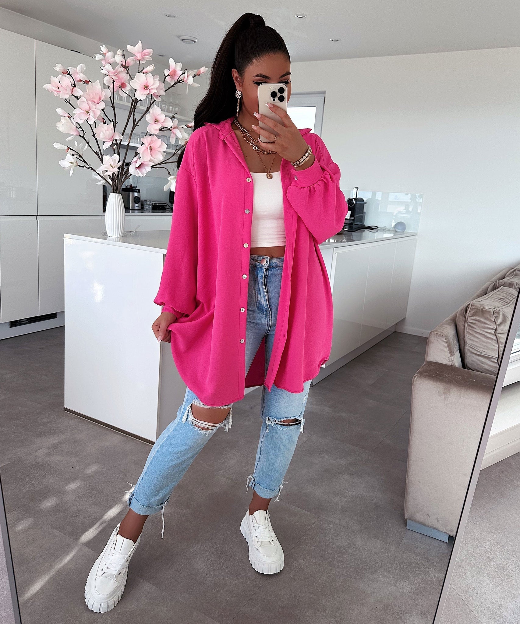 Bluse Luciana Pink