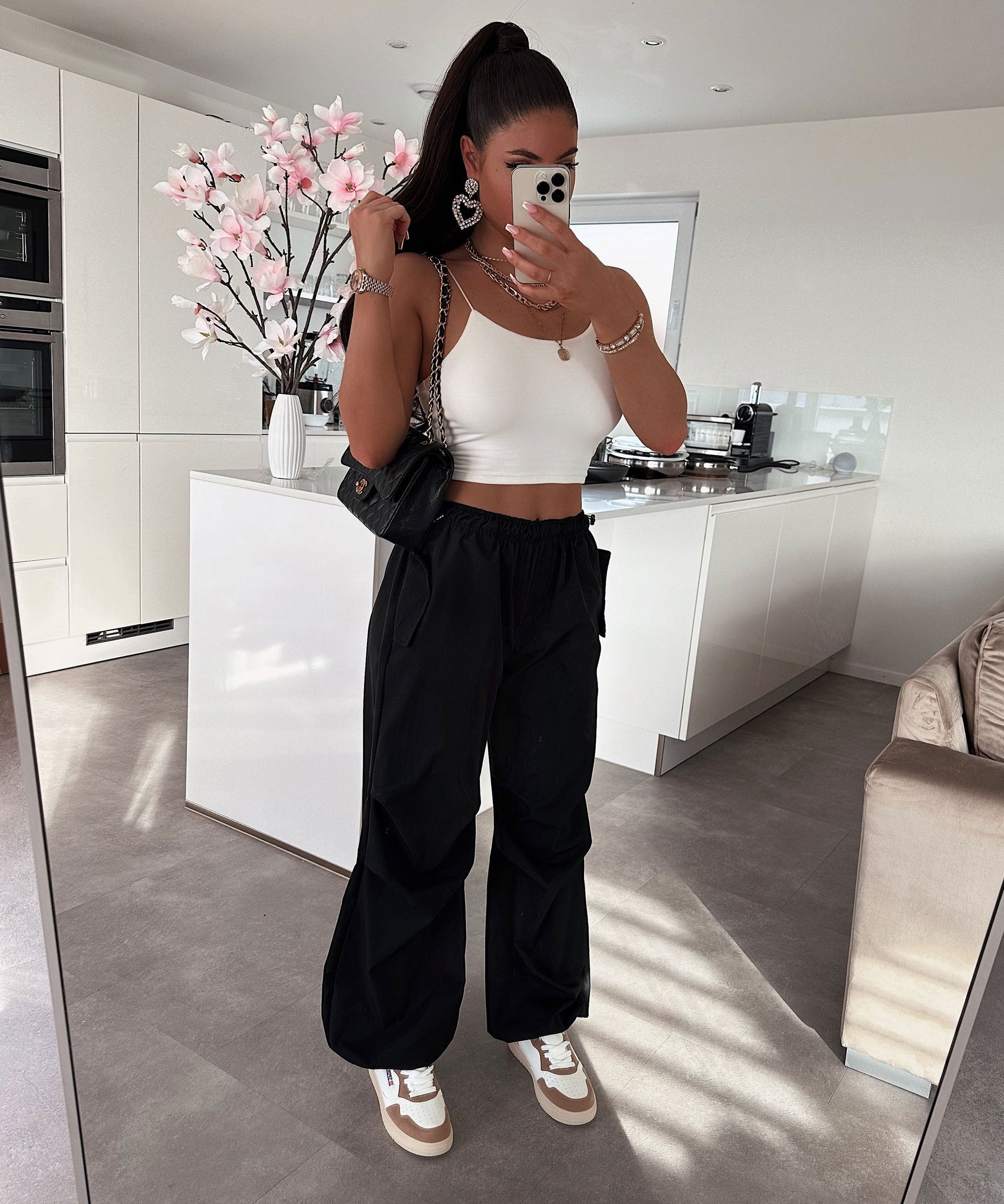 Parachute Hose Mila Schwarz