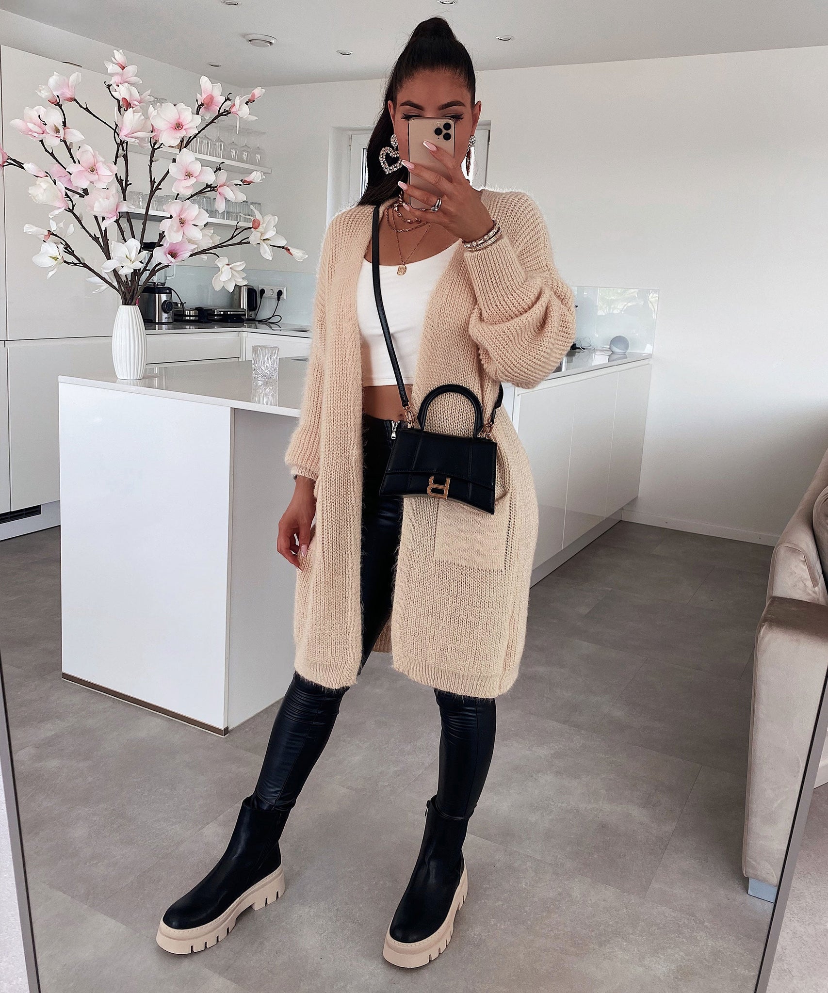 Cardigan Mar Beige