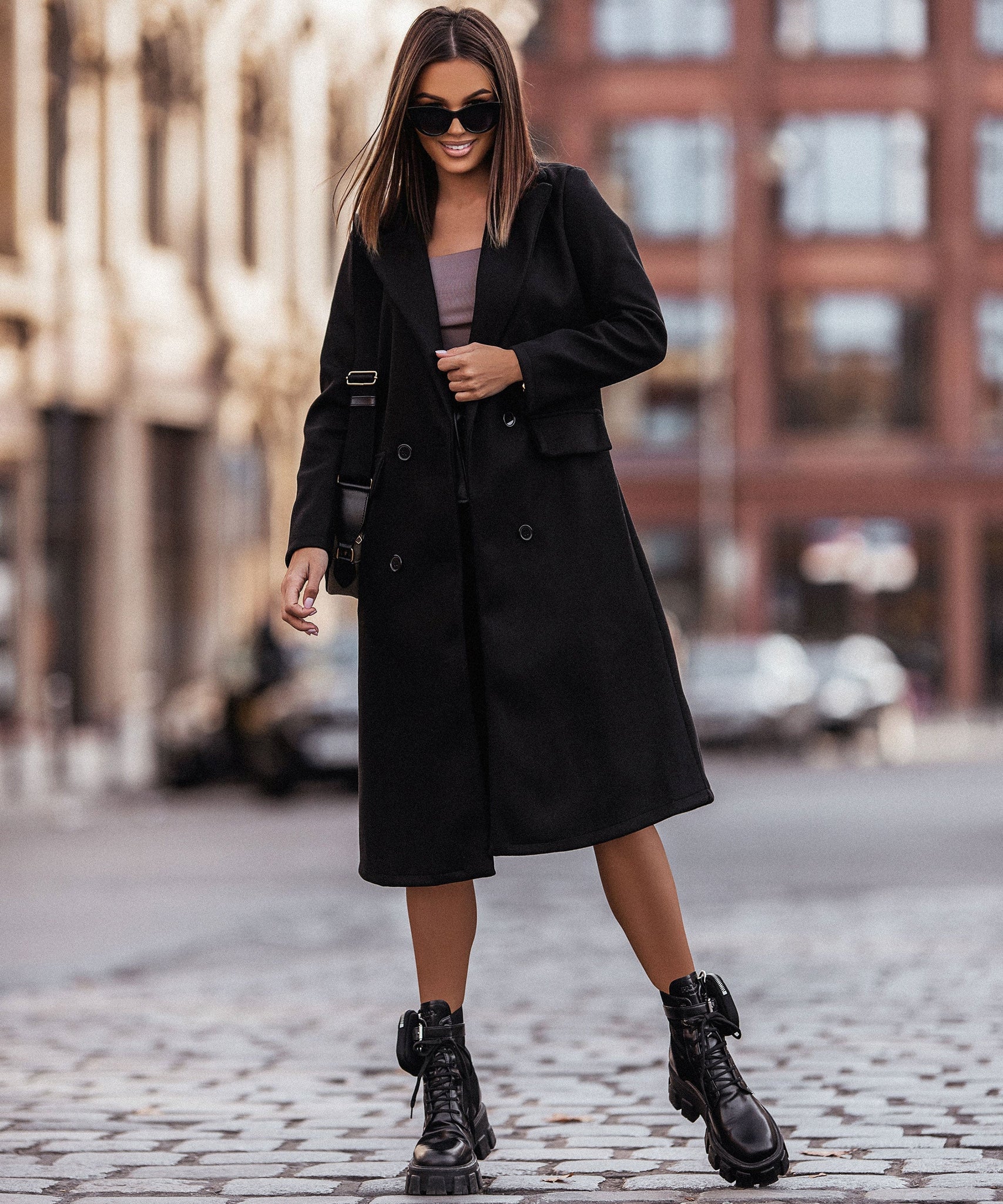 Mantel Juniper Schwarz