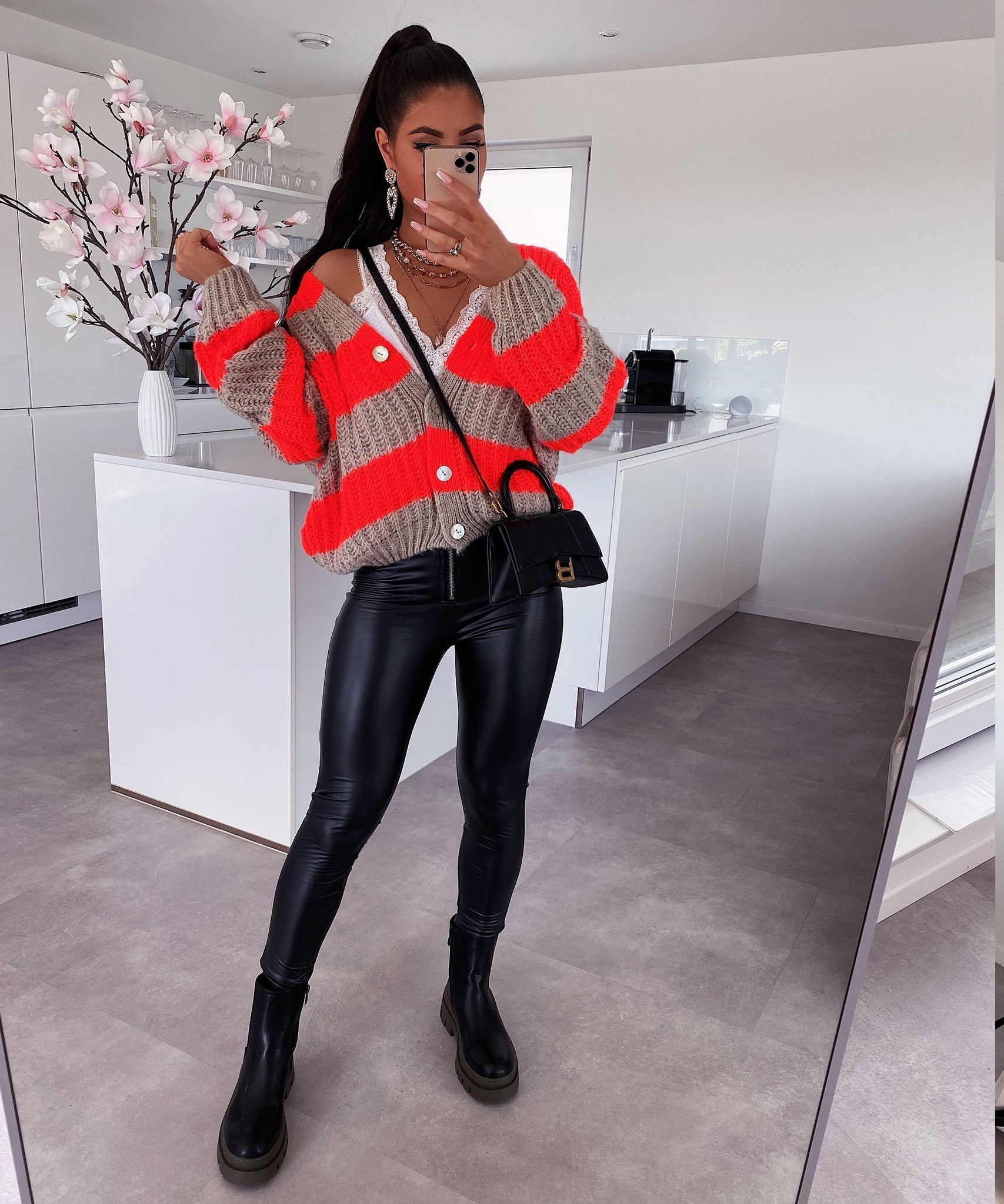 Cardigan Ainara Orange