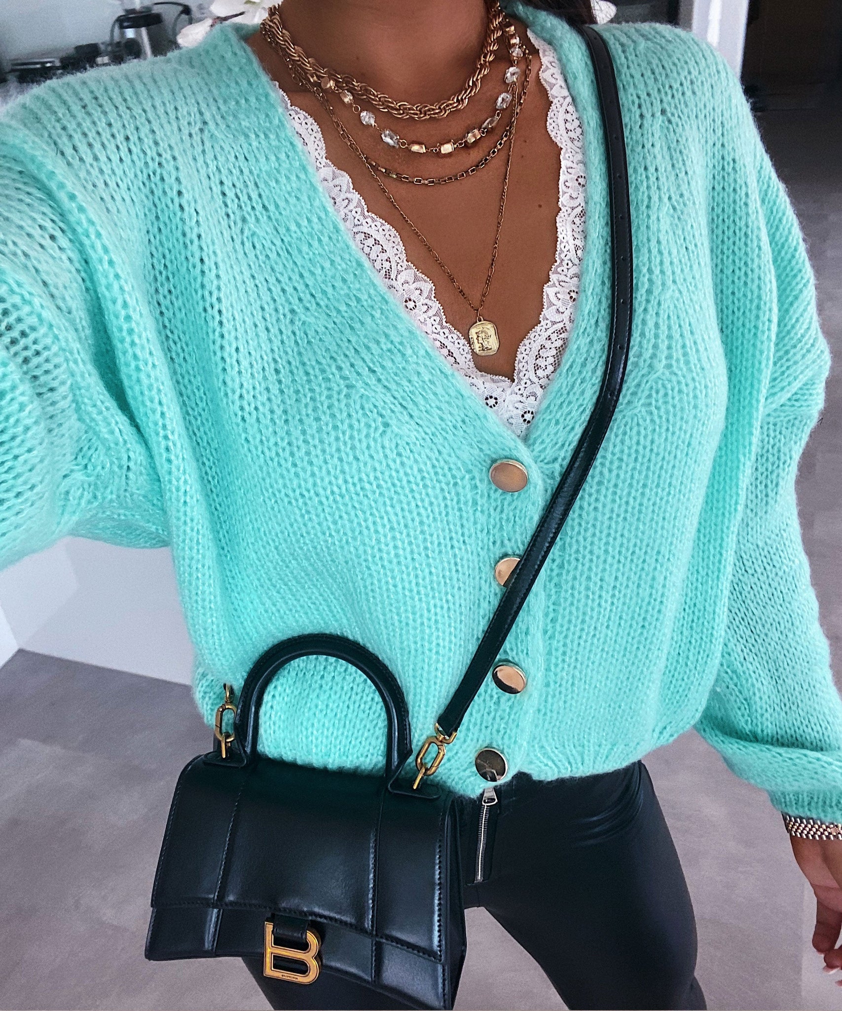 Cardigan Luna Türkis