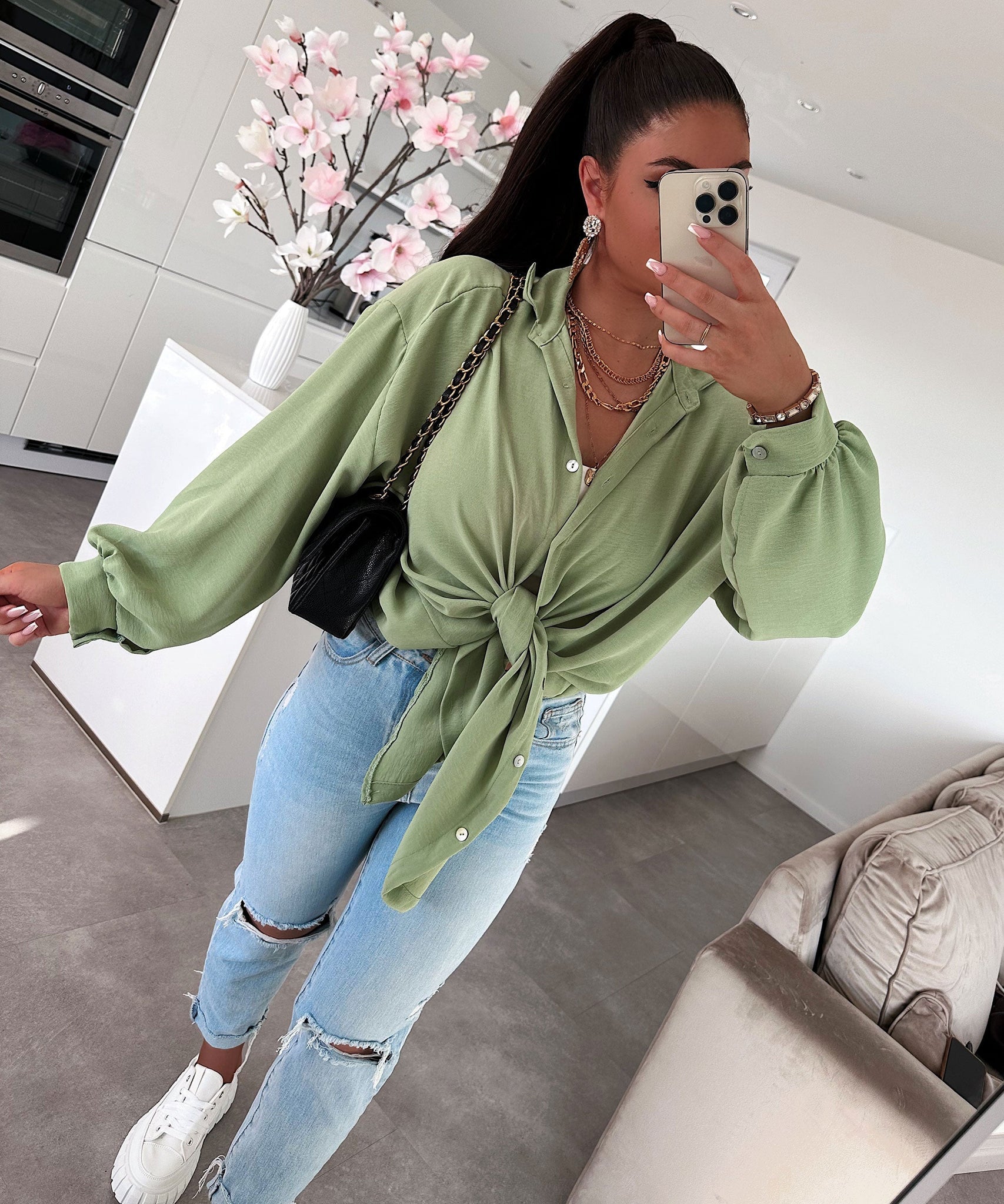 Bluse Luciana Grün