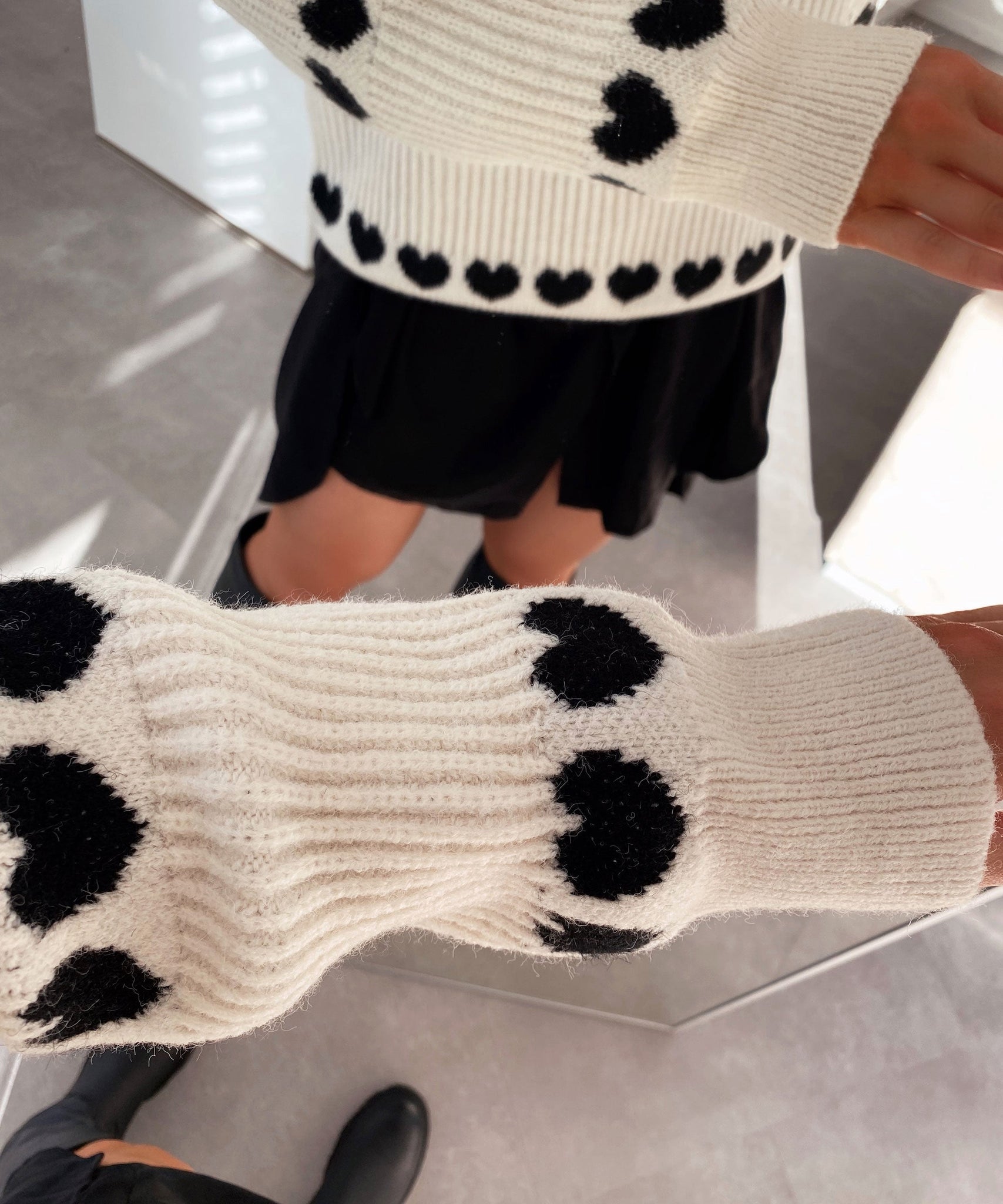 Herz Pullover Anita Weiss