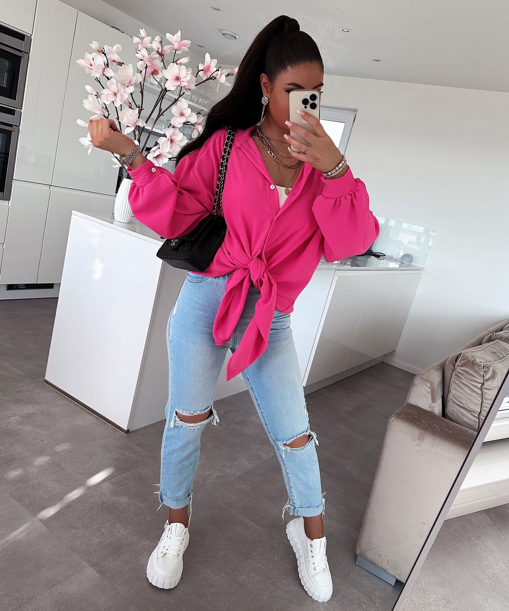 Bluse Luciana Pink