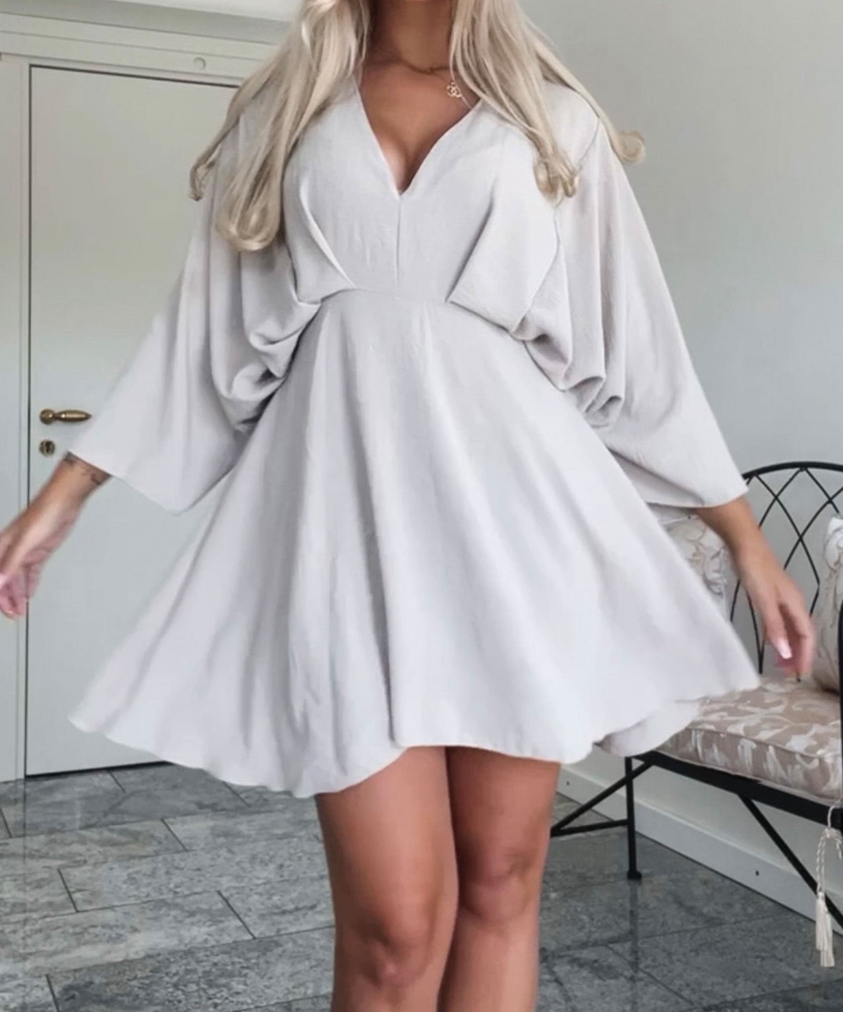 Kleid Cecil Beige