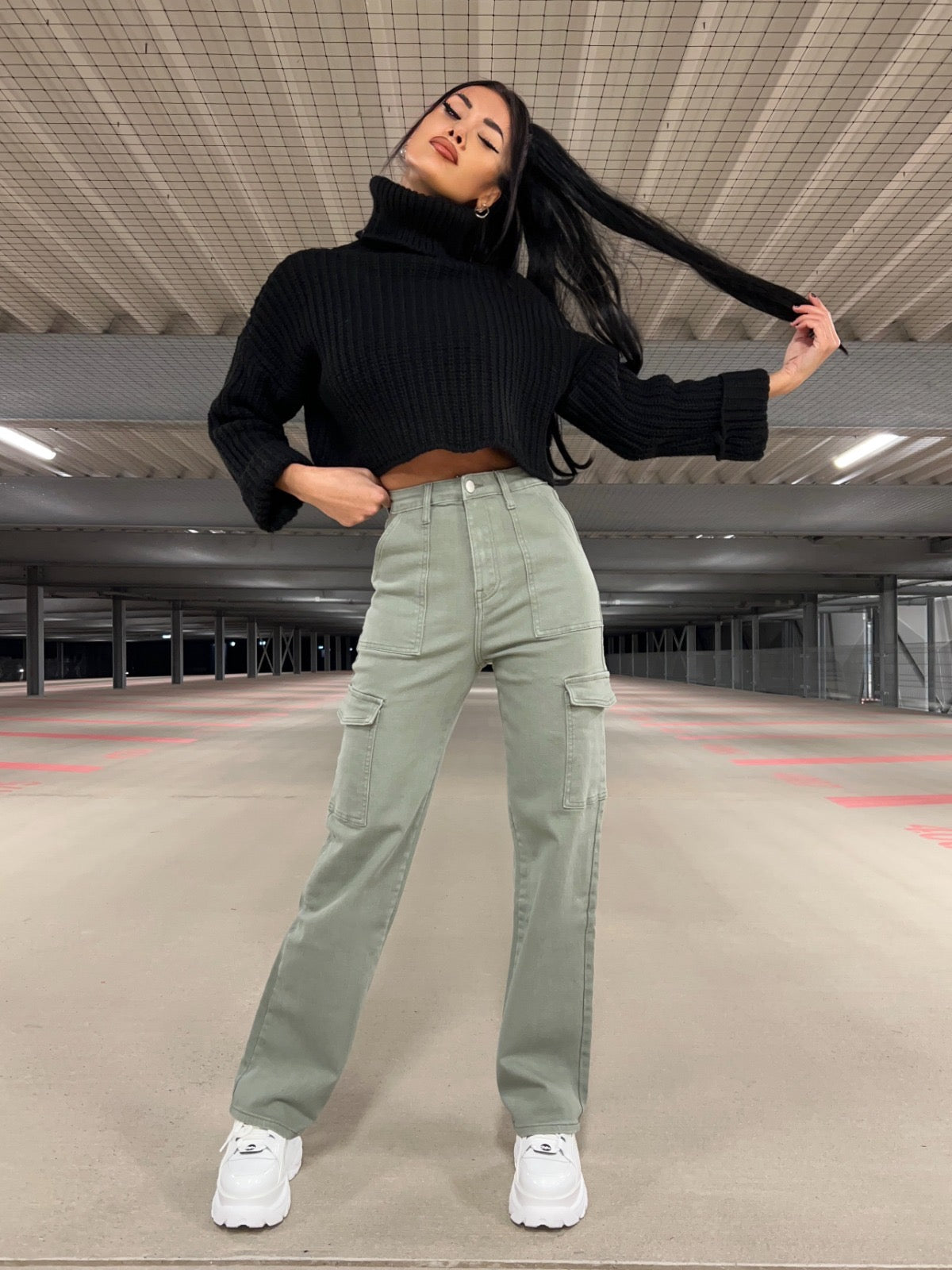 Cargo Hose Mireia Khaki