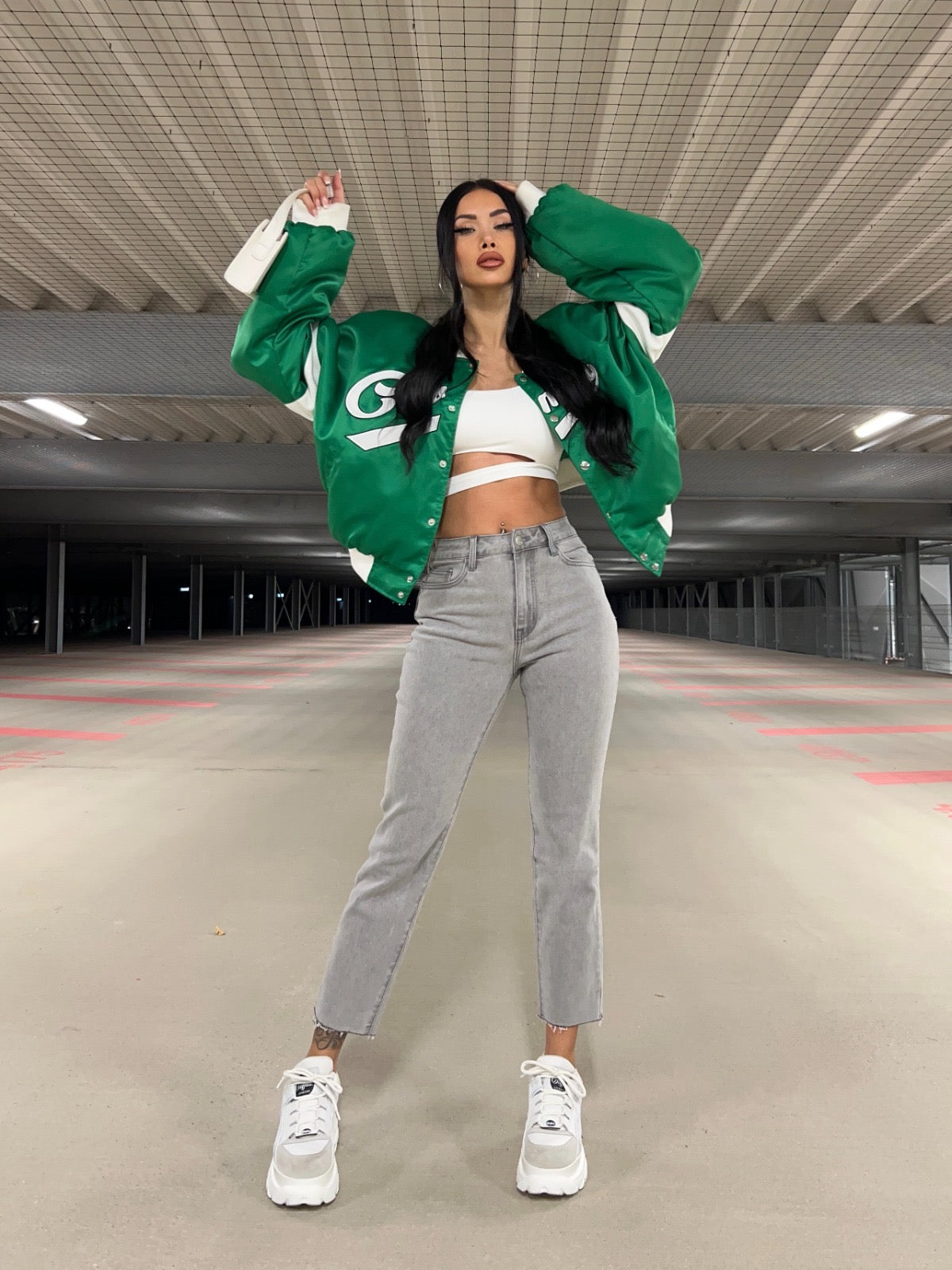 Mum Jeans Sol Hellgrau