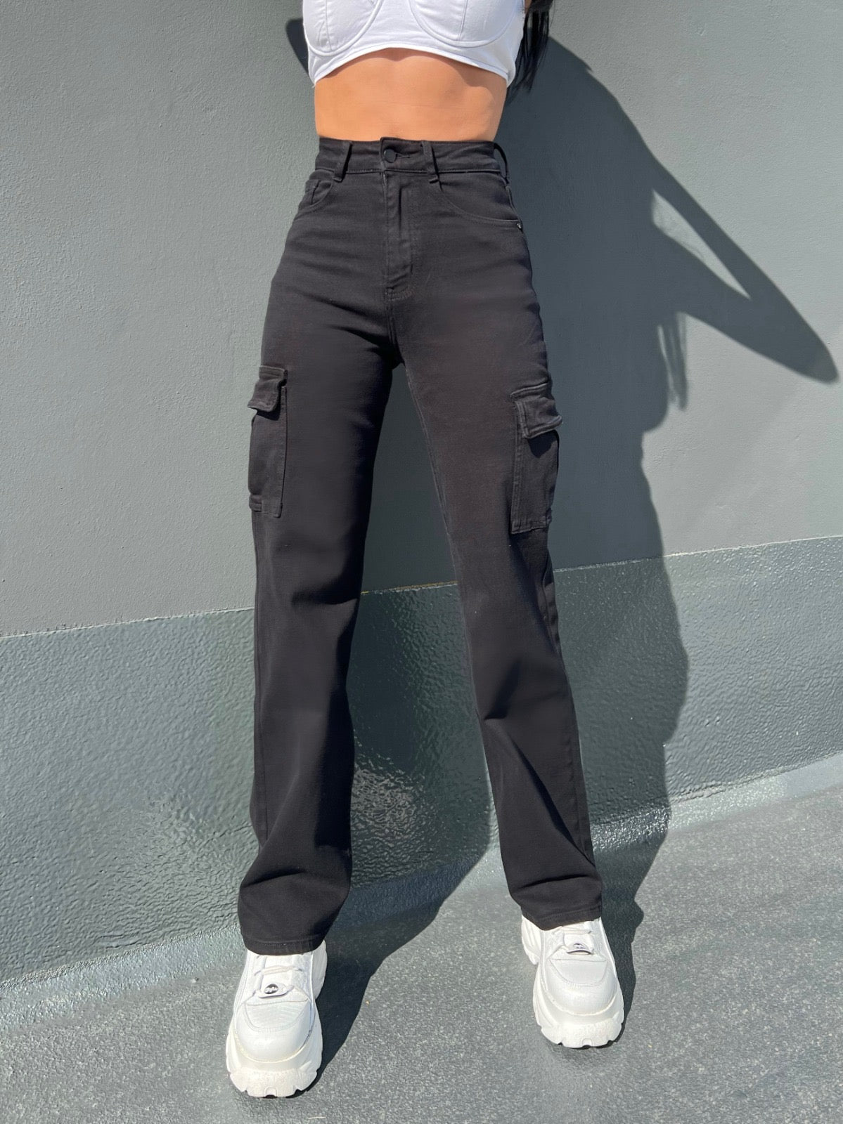 Cargo Hose Ava Schwarz