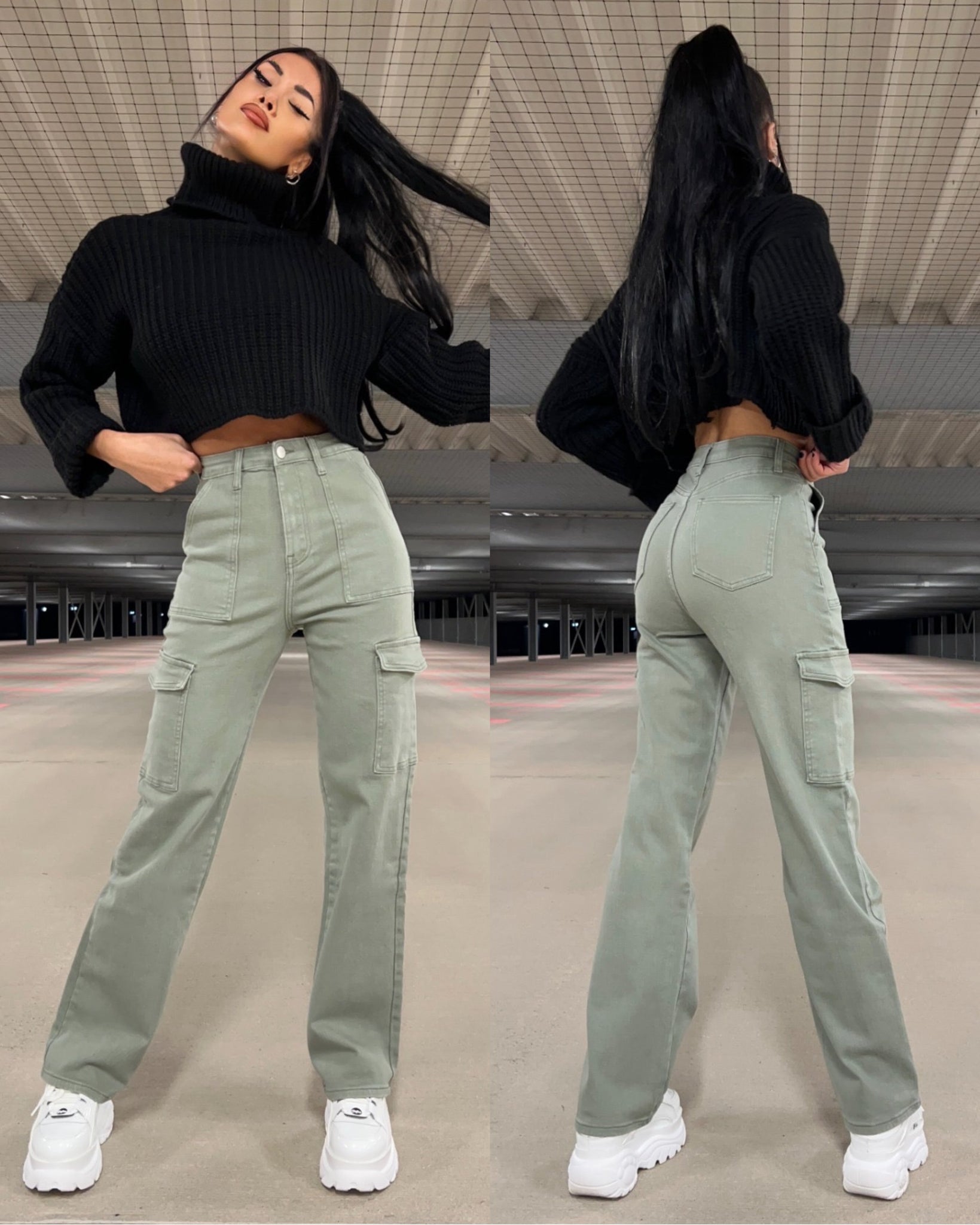 Cargo Hose Mireia Khaki