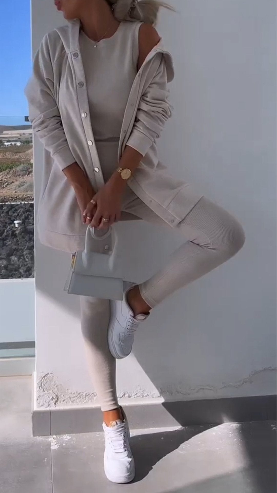 Kelsey™ - Bestehend Aus Strickjacke Und Sweatshirt Mit Kapuze